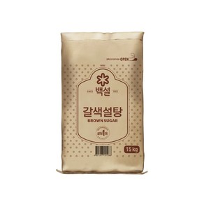 백설 갈색설탕 15kg, 15kg_1개, 1개