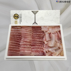 [나주수산] 더일품홍어 모둠1kg 국산 중간삭힘, 1개, 1kg