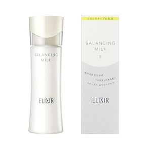 ELIXIR 에릭씰 밸런싱 밀크 끈적끈적한 타입 130mL 로션 수분 모공케어 보습 광옥 루후레 시세이도