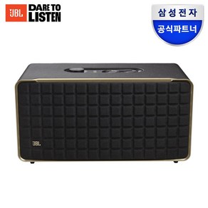 삼성공식파트너 JBL AUTHENTICS 500 블루투스 스피커 어센틱500 (멀티룸재생 레트로디자인 3.1채널 돌비애트모스 최대270W출력 자동셀프튜닝 전용앱지원), 블랙