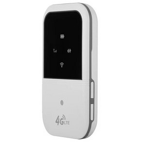 휴대용 와이파이 라우터 호환 4g lte 모바일 광대역 무선 라우터 핫스팟 lte mifi 모뎀 wifi 모뎀 4g-fdd: b1b3b5b40 3g-umts wcdma: b1, 하얀, 1개