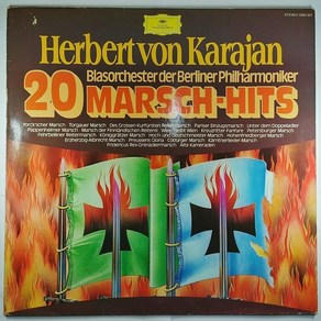 카라얀 KARAJAN 20 MARSCH HITS/ 자켓A/ 음반 상태 좋음 NM/ LP 초음파세척 GERMANY