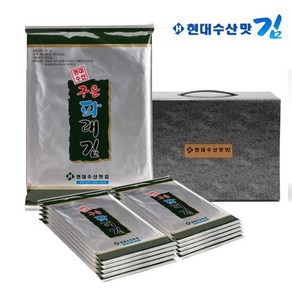 현대수산맛김 보령 대천김 파래김 전장김 8봉/조미김/구운김, 1개