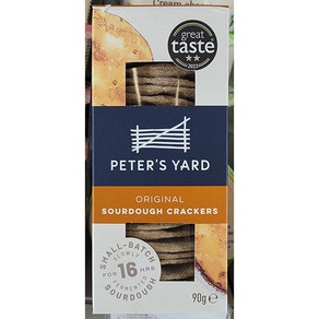 PETERS YARD 피터스야드 크리스프 브레드 오리지널 90g / 영국 / 사워도우 크래커, 1개