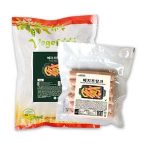 식물성단백질 콩고기 햄 베지프랑크 (무오신채) 200g (6개입), 1개