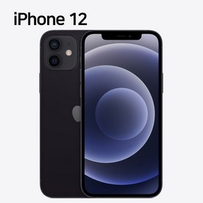 아이폰12 iphone12 64GB 128GB 256GB 공기계 정품, 블랙/A급