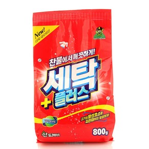 산도깨비 세탁플러스 800g X 12개 1box /분말형/가루형/세탁세제