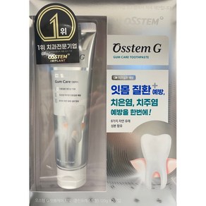 오스템 G 잇몸케어 치약 120gx2개입, 1개, 120g