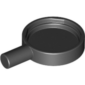 레고 부품 소품 Black Minifig Utensil Fying Pan 452826 4528, 1개