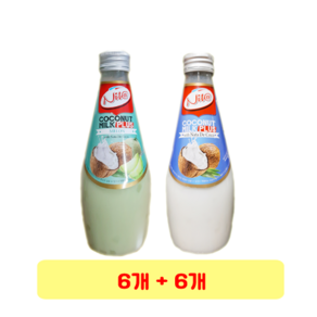 (무료배송) 니타 코코넛 밀크 플러스 멜론맛 위드 나타드 코코 290ml x 6개 + 위드 나타드코코 290ml x 6개, 1세트