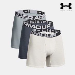 {국내매장판} 언더아머 남성용 UA Chaged Cotton® 6인치 Boxejock® - 3장 1363617-465 175810