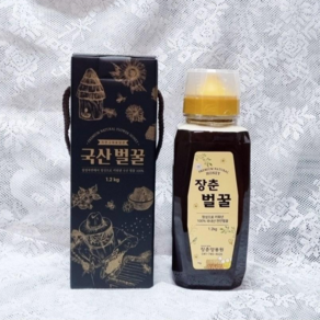 장춘 천연 국내산 100% 대용량 벌꿀 아카시아 야생화 헛개밤 밤꽃, 1.2kg, 1개