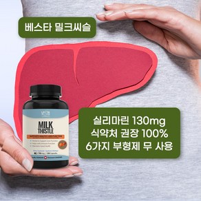 [캐나다본사 빠른직구] 베스타 신제품 밀크시슬 700mg x 120 캡슐 간건강 수험피로회복 영양제 무부형제 밀크씨슬 간영양제 만성피로 해외영양제 단일성분 남편선물, 1개, 120정