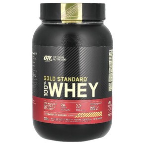 Optimum Nutition (옵티멈 뉴트리션) Gold Standad 100 Whey 딸기 바나나 907g(2lbs), 1개, 120g