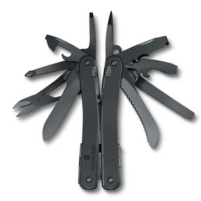 VICTORINOX(빅토리녹스) 스위스 툴 스피릿 MXBS 블랙 나일론 케이스 첨부 다기능 나이프 펜치 락 첨부의 26 기능을 갖춘 스위스제 멀티 툴 [보증 첨부] 3.0226.M3N, 1개