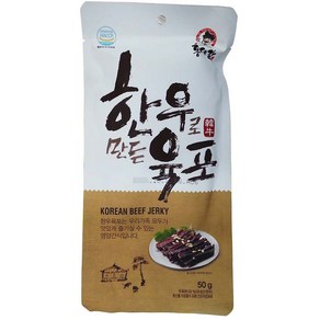 청미식품 청미 홍대감 한우로 만든 육포 50g 이강산닷컴, 1개