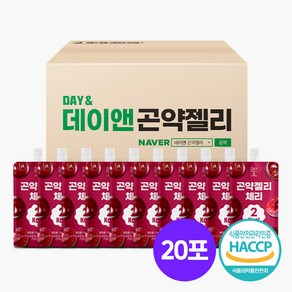 2칼로리 곤약젤리 체리 150g, 20개