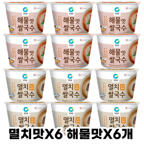 청정원 쌀국수 92gx12개(멸치6+해물6), 1.1kg, 1개