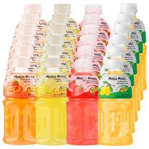 [쿨앤드몰] 모구모구 4종혼합 (복숭아 +파인애플 +딸기 +망고 ), 320ml, 24개