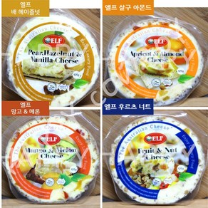 앨프 ELF 과일치즈 125g 4종 4개세트 (살구2개 + 메론2개), 살구2개+메론2개, 1세트