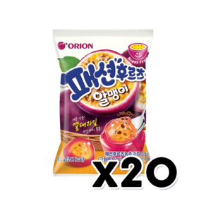 패션후르츠 알맹이 젤리간식 67g x 20개