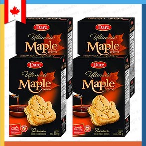 캐나다 메이플 쿠키 데어 Dae Ultimate Maple Ceam Cookies, 4개, 300g