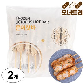 휴게소 문어 어묵바 핫바(오징어 함유), 1.3kg, 2개