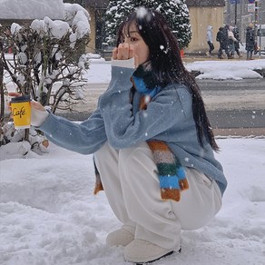 핫핑 [울함유/재구매율1위] 포근보카시 루즈핏 울 니트티