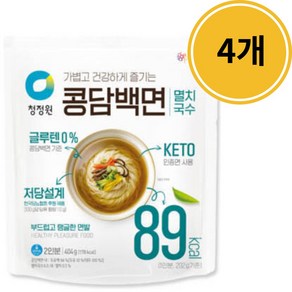 베스트식품 청정원 콩담백면 멸치국수404g x4개, 404g, 4개