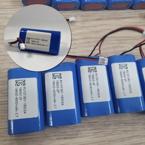 보호회로형 리튬이온 충전건전지 3.7V 18650 4000mAh, 1개