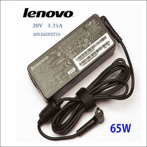 레노버 노트북 충전기 어댑터 65W 20V 3.25A ADLX65NDT3A 45N0313 45N0314 (잭 사이즈 4.0mm 1.7mm), 1개