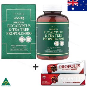 Sinicae Eucalyptus & Tea Tee Popolis 6000 180C, 1개, 180정