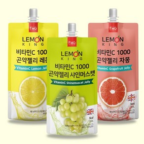 레몬킹 비타민C 1000 곤약젤리 10개입 레몬, 130ml, 10개