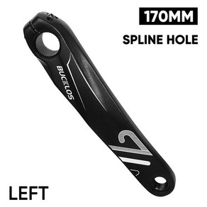 크랭크 BUCKLOS 자전거 암 알루미늄 합금 스피닝 수리 MTB 부품 152MM 170MM, 10) L-SPLINE-170, 1개