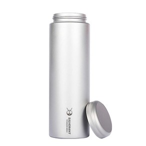 SILVERANT 티타늄 물병 400ml 600ml 캠핑 백팩킹 무독성 스포츠 라이딩, 1개