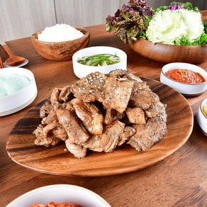 미트아울렛 양념 돼지갈비 맛 찐가성비 간장 왕목살 돼지구이 300g