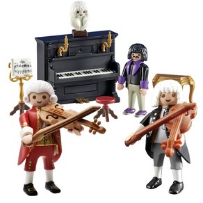 플레이 모빌 음악가 시리즈 모차르트 바흐 베토벤 Playmobil Musike, Wolfgang Amadeus Mozat70374, 1개