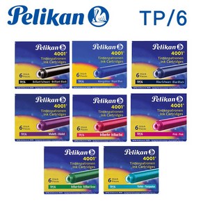 PELIKAN 펠리칸 4001 TP/6 만년필 잉크 카트리지