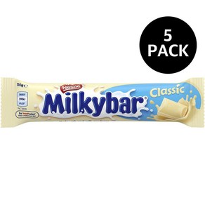 네슬레 밀키바 화이트 초콜릿 바 Nestle Milkyba White Chocolate Ba, 5개, 50g