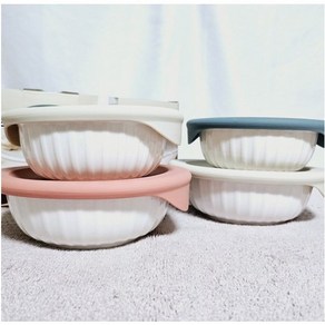 락앤락 바로한끼 도자기 밥용기 세트, 1세트, 355ml x 2개, 250ml x 2개