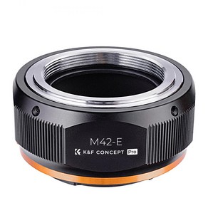 M42-E PRO _ M42 Lens - Sony E FE Body 용 K&F Concept 변환어뎁터, 1개