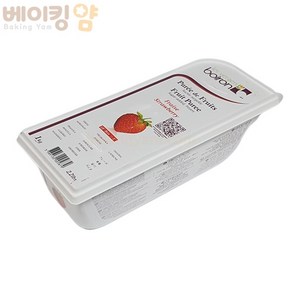 브아롱딸기냉동퓨레 1kg + 아이스박스 포함, 1개