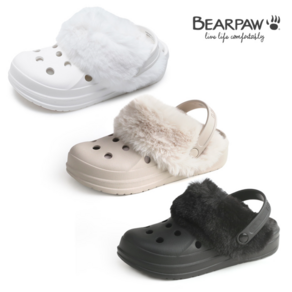 베어파우 (BEARPAW) CONNIE WOMENS 퍼 클로그 (womens) 택1