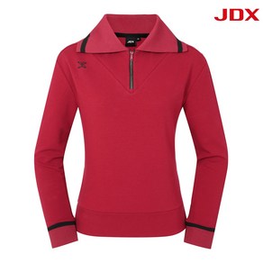 [[JDX] NC 일산] 여성 JDX 23' F/W 빅카라 반집업 긴팔 티셔츠 X1TLU7404DP