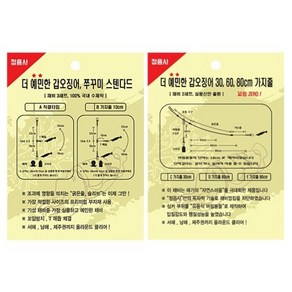 [정음사] 갑오징어 쭈꾸미 스텐다드 직결 가지줄 더 예민한 채비 루어낚시