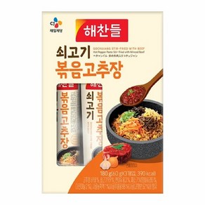 CJ제일제당 해찬들 쇠고기 볶음 고추장 60g x 3개입