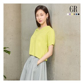 [조르쥬 레쉬] 25SS 썸머 인견 블렌디드 티블라우스 6종 (후드2+브이넥2+라운드2)