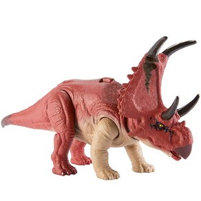 MATTEL 마텔 쥬라기 월드 (JURASSIC WORLD) 액션 피규어 짖는 디아블로케라톱스 [전체 길이 : 약 28cm] [4세 ~] HLP16, 1개