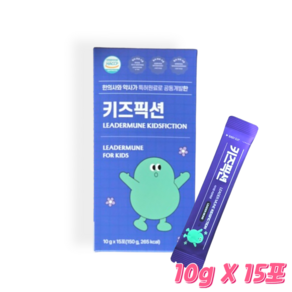 우리아이 영양제 키즈 픽션 젤리타입 15포, 2박스, 15회분