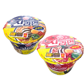 오뚜기 진라면큰컵 매운맛6+순한맛6 12개한박스, 12개